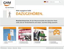 Tablet Screenshot of ghm.de